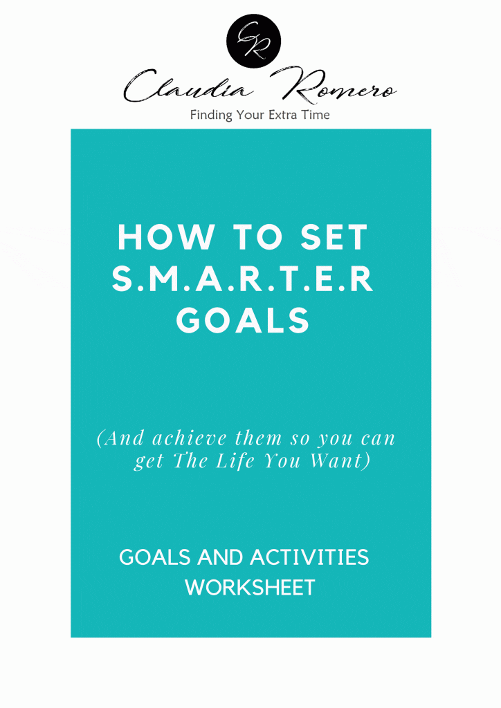 SMARTER FORMULA and Goals & Activities Worksheet